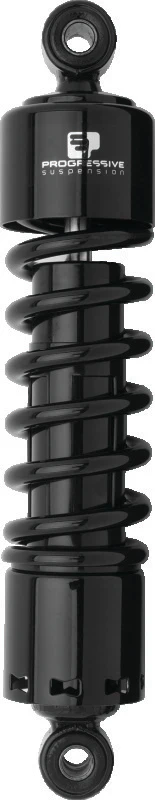 Progressive Harley-Davidson 412 Series Shocks 14.0in - Black - Image 2
