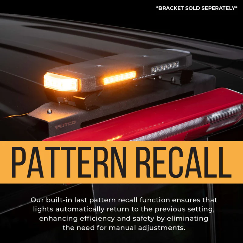 Putco 24in Hornet Light Bar - (Amber) LED Stealth Rooftop Strobe Bar - Image 9