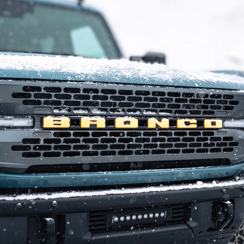 Putco Ford Bronco 21-23 Ford Bronco Emblem (Fits Models w/ Front Camera) - Image 2
