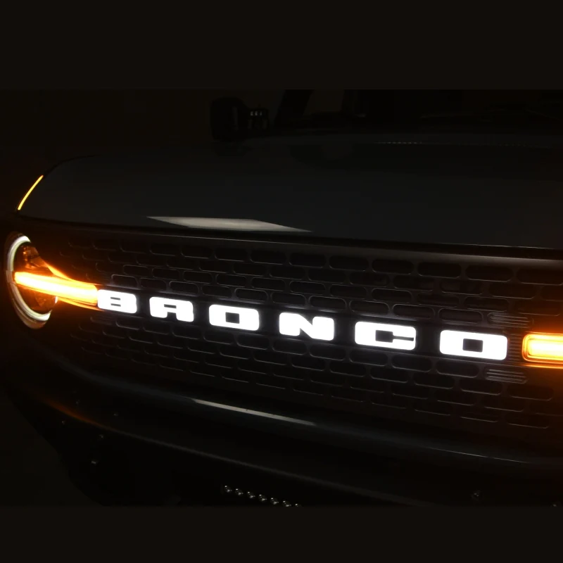 Putco Ford Bronco 21-23 Ford Bronco Emblem (Fits Models w/ Front Camera) - Image 3