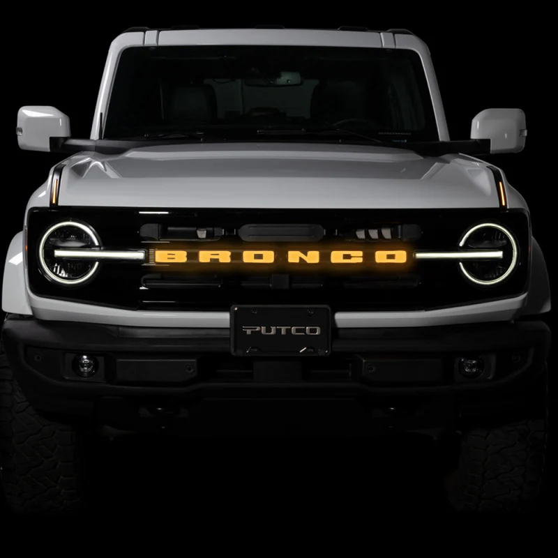 Putco Ford Bronco 21-23 Ford Bronco Emblem (Fits Models w/ Front Camera) - Image 5