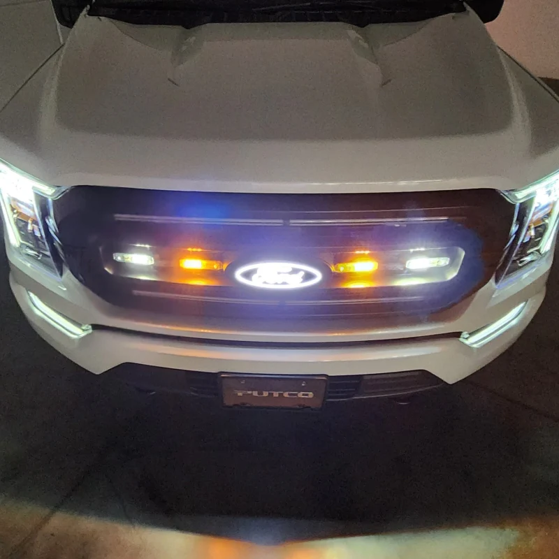 Putco Stinger Lighthead w/ Amber/White/Blue Strobe LED - 1 LED Light - Image 5