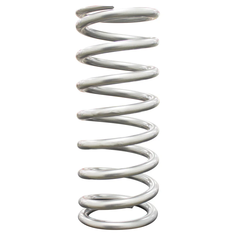 QA1 2-1/2in ID High Travel Spring - 10in Length x 450lbs/in - Silver Powder Coated - Image 2