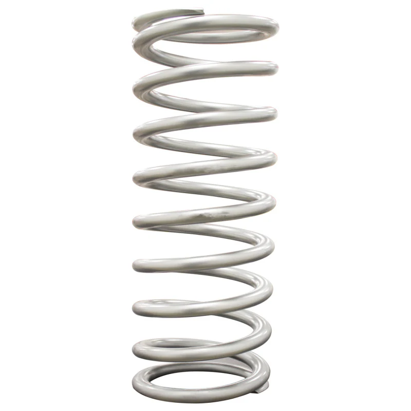 QA1 2-1/2in ID High Travel Spring - 12in Length x 150lbs/in - Silver Powder Coated - Image 2