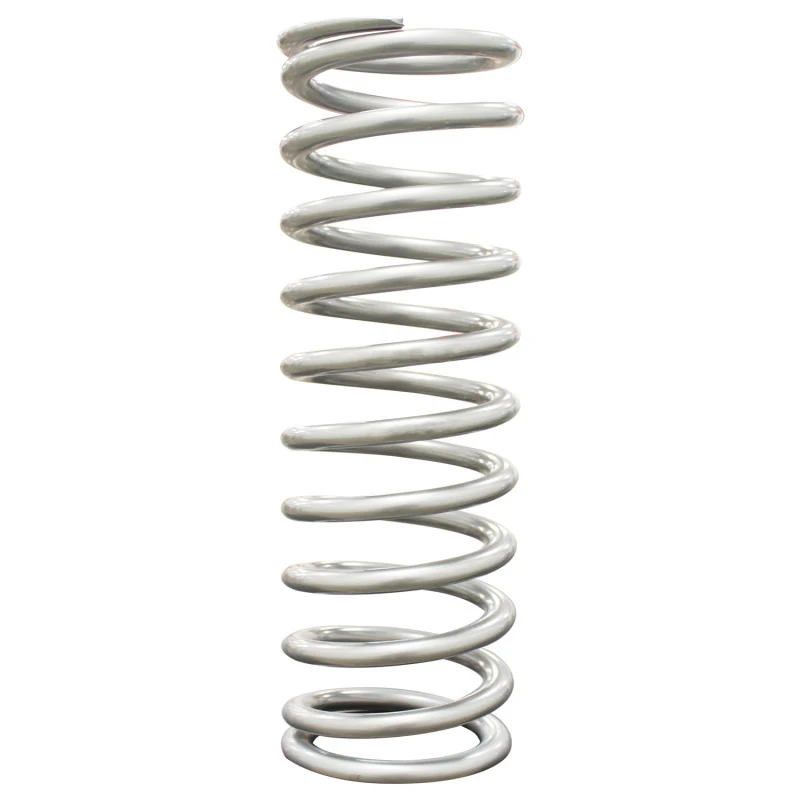 QA1 2-1/2in ID High Travel Spring - 14in Length x 110lbs/in - Silver Powder Coated - Image 2