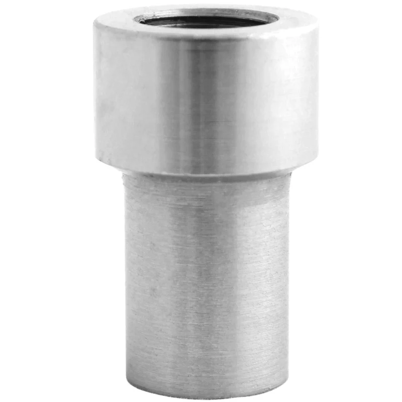 QA1 Tube Adapter - 5/8in OD - Smooth - Right Hand - 5/16-24 Thread .058 Wall - Alloy - Image 2
