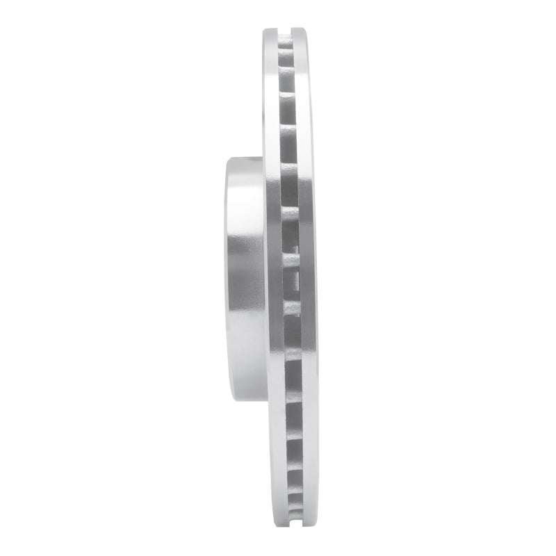 R1 05-25 Audi A3 Quattro Front Right Drilled & Slotted Silver Brake Rotor - Image 5