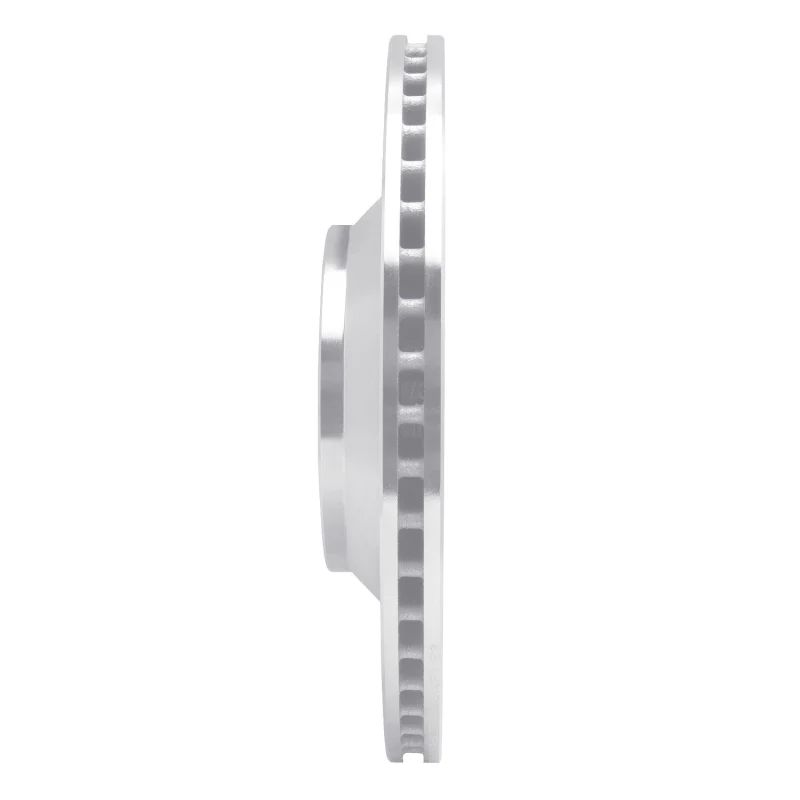 R1 06-25 Audi Q3 Rear Right Drilled & Slotted Silver Brake Rotor - Image 5