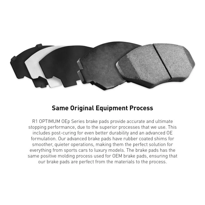 R1 2014-2025 Infiniti Q50 Front R1 Optimum OE Pads & Hardware Kit - Image 4