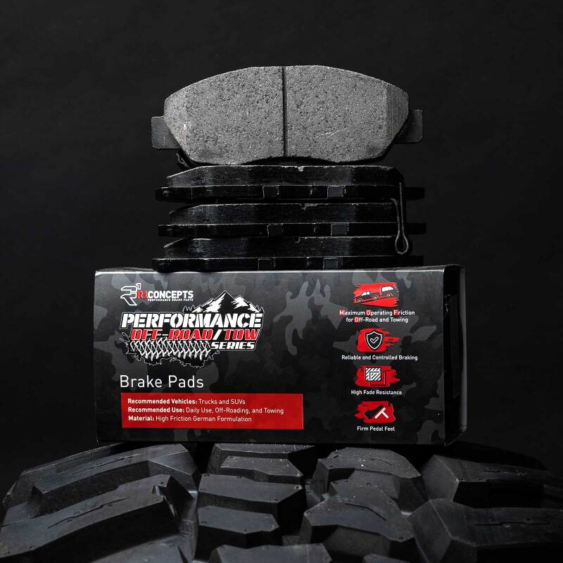 R1 2019-2025 Ram 3500 Front Performance Off-Road/Tow Brake Pads & Hardware Kit - Image 3