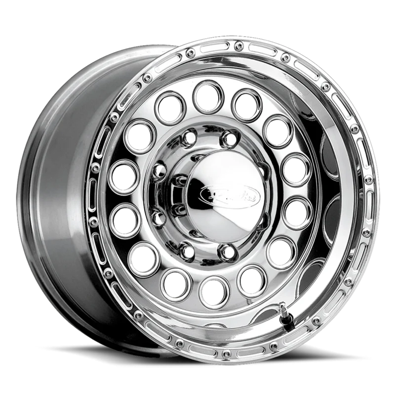 Raceline 887 Rock Crusher 17x9in / 6x139.7 BP / 0mm Offset / 107.95mm Bore - Polished Wheel