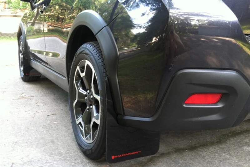 Rally Armor 13-17 Subaru Crosstrek XV Black Mud Flap w/Orange Logo - Image 5