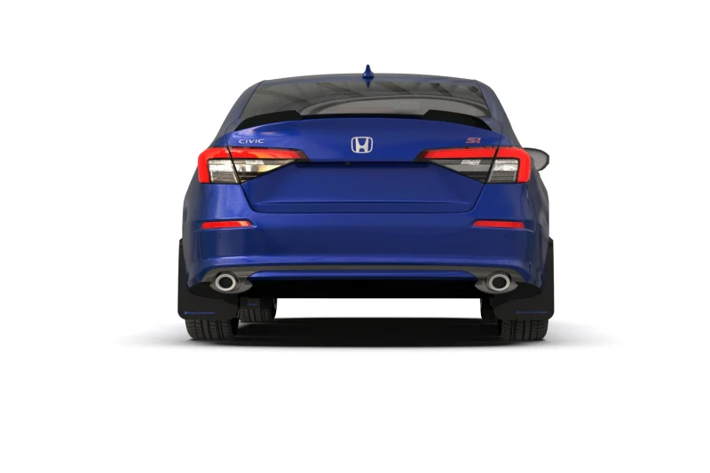 Rally Armor 22-26 Honda Civic/Civic Si/Sport Black UR Mud Flap w/Red Logo - Image 3