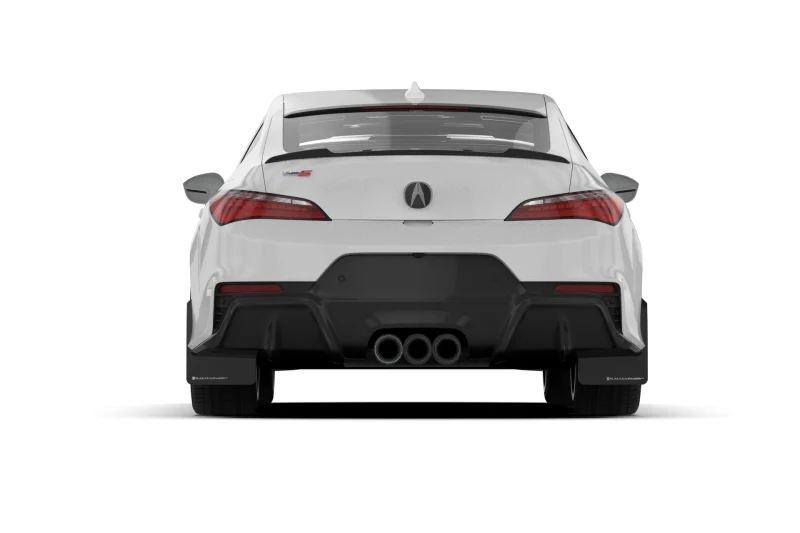 Rally Armor 23-25 Acura Integra A-Spec Black UR Mud Flap W/Red Logo (No Drilling Req.) - Image 2