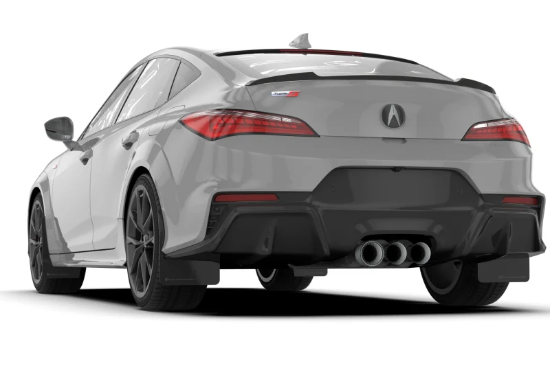 Rally Armor 23-25 Acura Integra A-Spec Black UR Mud Flap W/Red Logo (No Drilling Req.) - Image 3