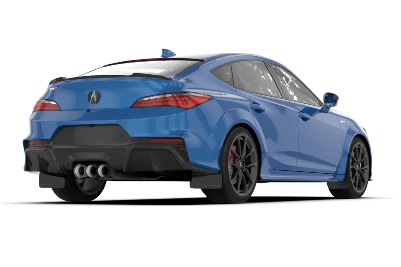 Rally Armor 23-25 Acura Integra A-Spec Black UR Mud Flap W/Red Logo (No Drilling Req.) - Image 4