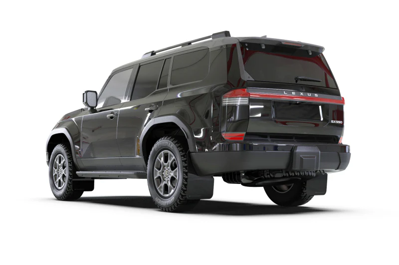 Rally Armor 24-26 Lexus GX 550 Luxury Black UR Mud Flap - Metallic Black Logo - Image 6
