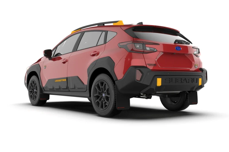 Rally Armor 24-26 Subaru Crosstrek (Wilderness Only) Black UR Mud Flap W/Grey Logo-No Drilling Req - Image 2