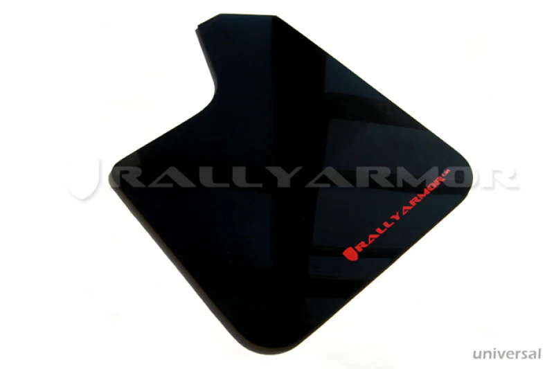 Rally Armor Universal Fit (No Hardware) Black UR Mud Flap w/ Grey Logo - Image 3