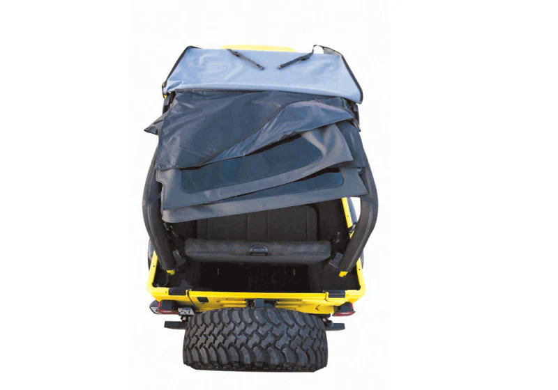 Rampage 1997-2006 Jeep Wrangler(TJ) Excludes LJ Unlimited Frameless Soft Top Kit - Black Diamond - Image 3
