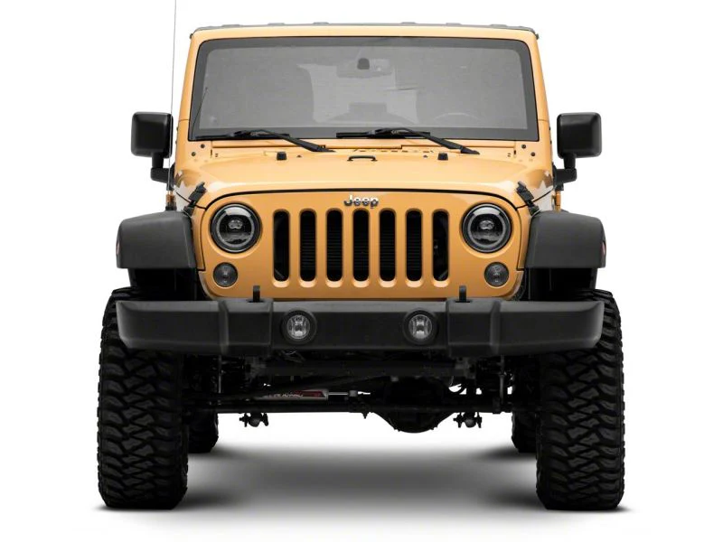 Raxiom 07-18 Jeep Wrangler JK Axial Series 7-In Dragon Eye LED Headlights- Blk Housing (Clear Lens) - Image 9