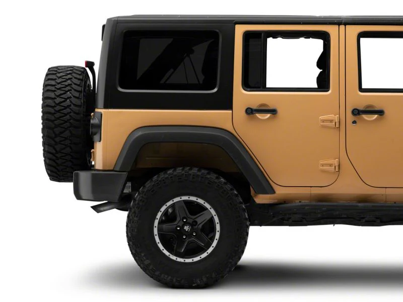 Raxiom 07-18 Jeep Wrangler JK Axial Series Halo LED Tail Lights- Black Housing (Clear Lens) - Image 3