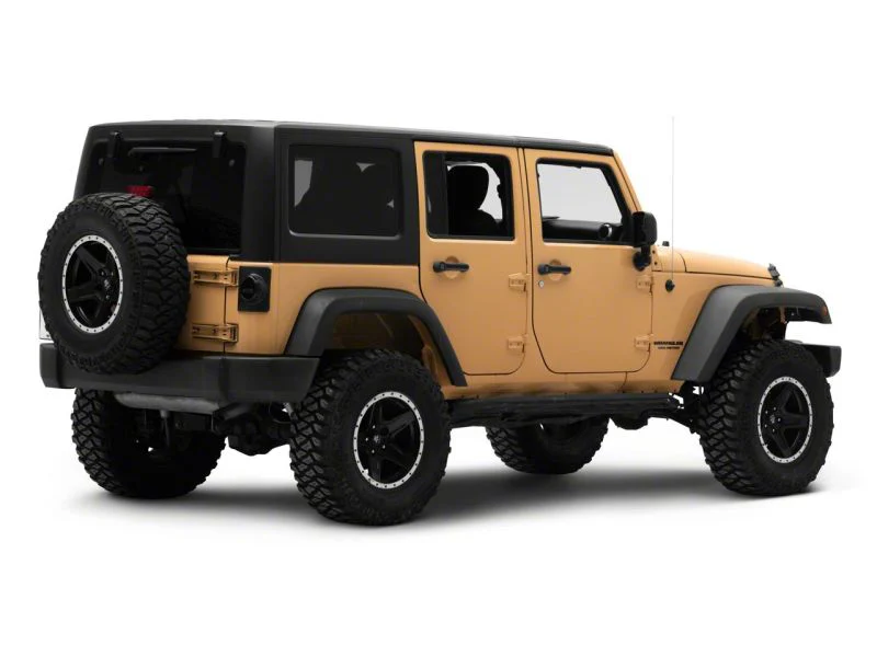 Raxiom 07-18 Jeep Wrangler JK Axial Series Halo LED Tail Lights- Black Housing (Clear Lens) - Image 5