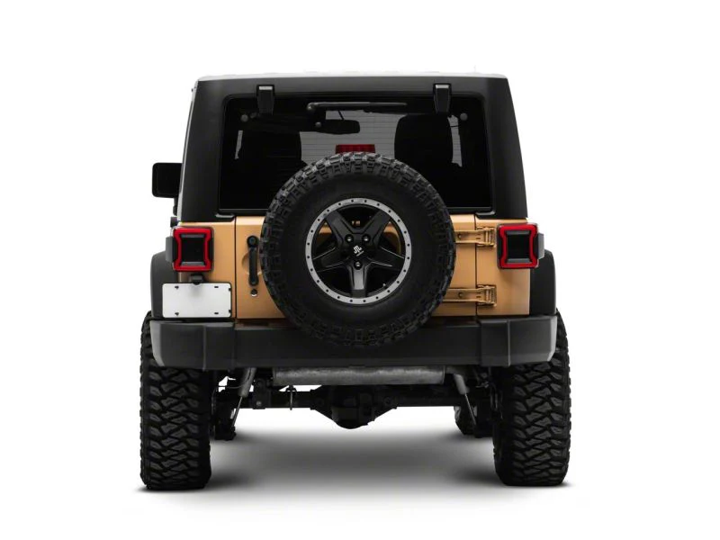 Raxiom 07-18 Jeep Wrangler JK Axial Series JL Style LED Tail Lights- Black Housing- Red Lens - Image 8