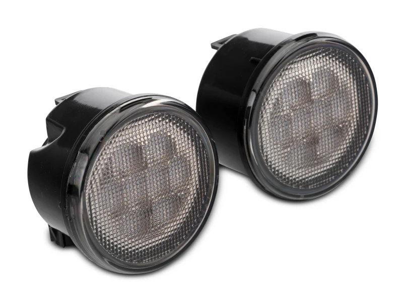 Raxiom 07-18 Jeep Wrangler JK Axial Series LED Amber Turn Signals (Smoked) - Image 7
