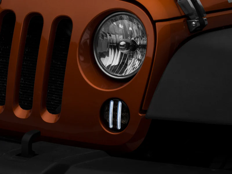 Raxiom 07-18 Jeep Wrangler JK Axial Series LED Front Turn Signals (Smoked) - Image 15