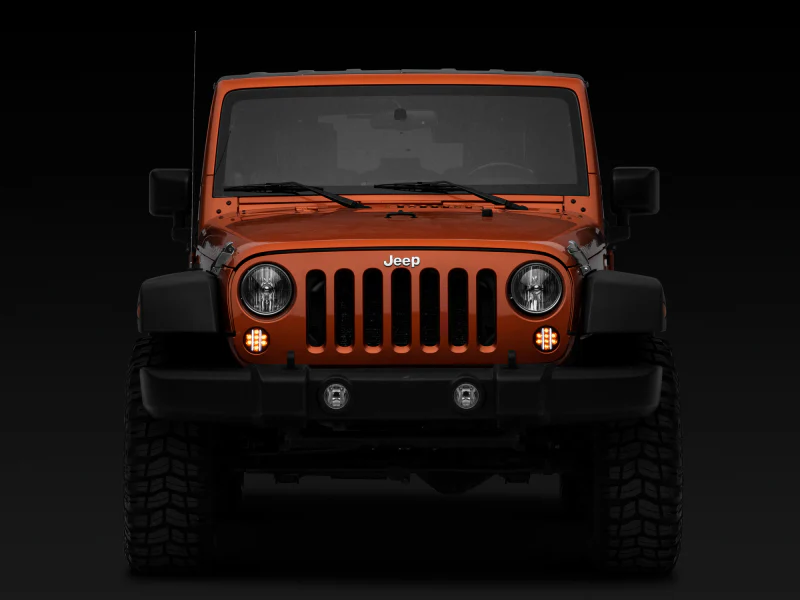 Raxiom 07-18 Jeep Wrangler JK Axial Series LED Front Turn Signals (Smoked) - Image 6