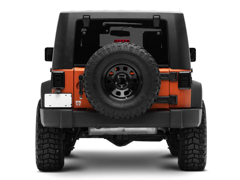 Raxiom 07-18 Jeep Wrangler JK LED Tail Lights- Black Housing (Smoked Lens) - Image 2