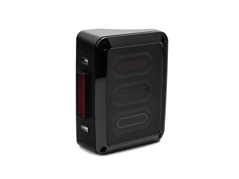 Raxiom 07-18 Jeep Wrangler JK LED Tail Lights- Black Housing (Smoked Lens) - Image 6
