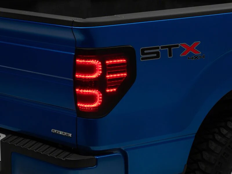 Raxiom 09-14 Ford F-150 Styleside Axial Series LED Tail Lights- Black Housing- Smoked Lens - Image 6