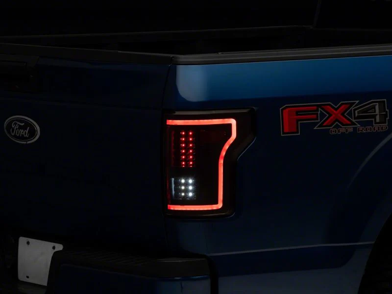 Raxiom 15-17 Ford F-150 LED Tail Lights w/ SEQL Turn Signals- Black Housing (Clear Lens) - Image 8