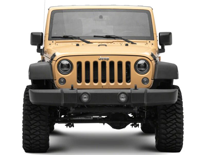 Raxiom 18-26 Jeep Wrangler JL/ 20-26 Gladiator JT HiOutput LED Hlights/Angel Eye DRL-Blk-Clear Lens - Image 5