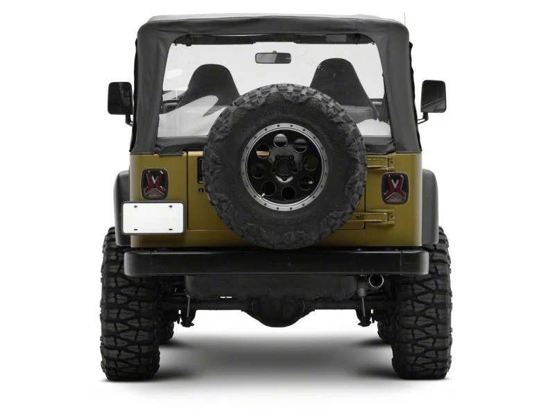 Raxiom 76-06 Jeep CJ7 Wrangler YJ & TJ Gladiator LED Tail Lights- Black Housing (Smoked Lens) - Image 8