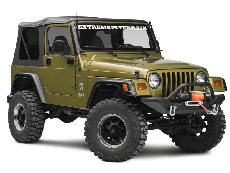Raxiom 97-06 Jeep Wrangler TJ 50-In LED Light Bar Windshield Mount w/ Auxiliary Bracket - Image 2