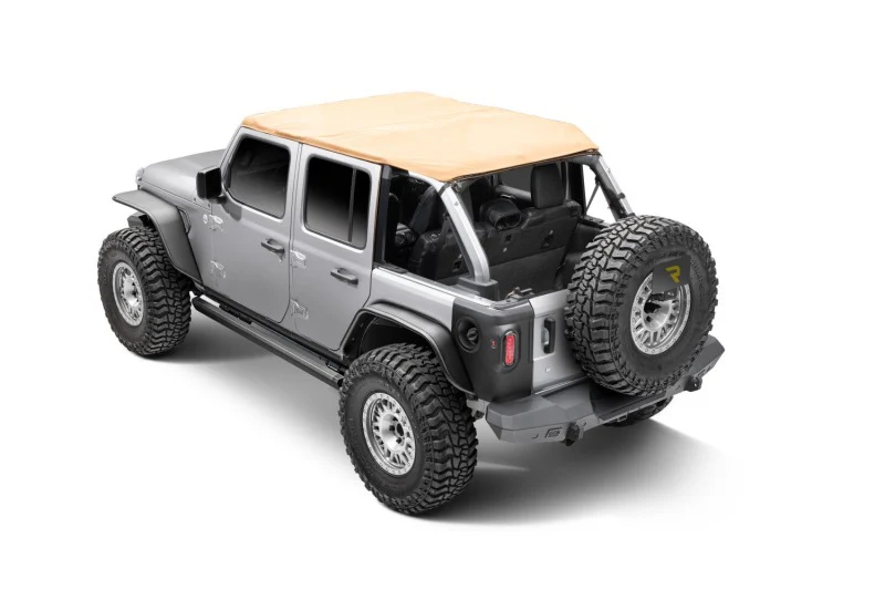 RealTruck 18-24 Jeep Wrangler 4dr VoltStep Electric Running Board Kit (Drilling Req.) - Tex. Blk - Image 9