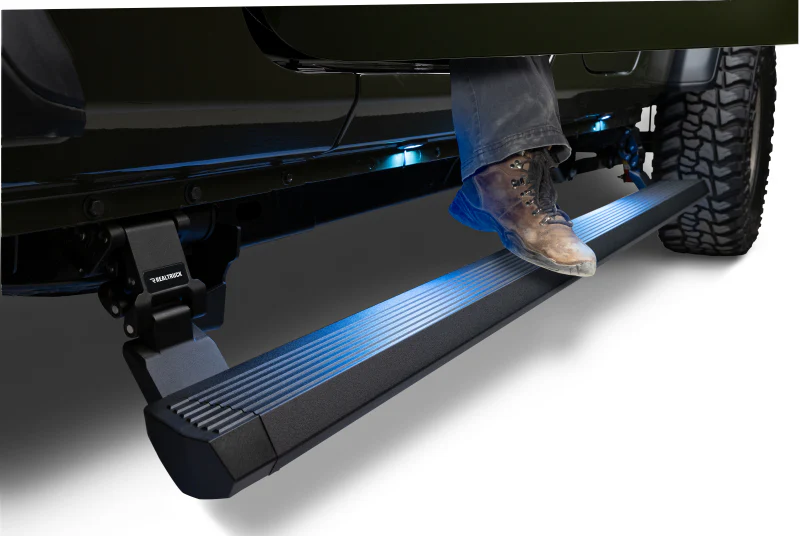 RealTruck 20-24 Jeep Gladiator CC 4dr VoltStep Electric Running Board Kit (Cut/Drill Req.) - Tex Blk - Image 11