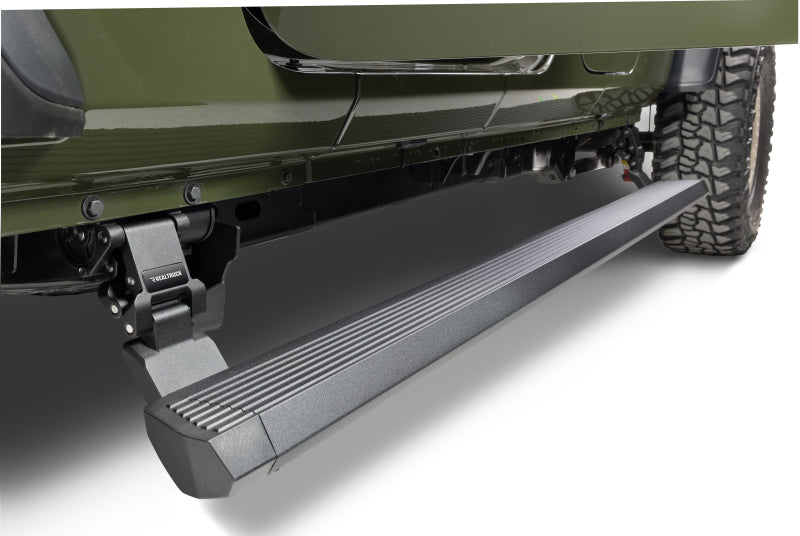 RealTruck 20-24 Jeep Gladiator CC 4dr VoltStep Electric Running Board Kit (Cut/Drill Req.) - Tex Blk - Image 16