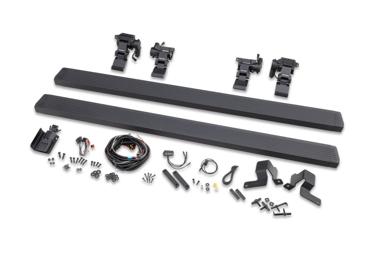 RealTruck 20-24 Jeep Gladiator CC 4dr VoltStep Electric Running Board Kit (Cut/Drill Req.) - Tex Blk - Image 2