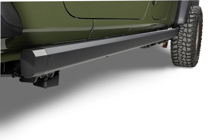 RealTruck 20-24 Jeep Gladiator CC 4dr VoltStep Electric Running Board Kit (Cut/Drill Req.) - Tex Blk - Image 8