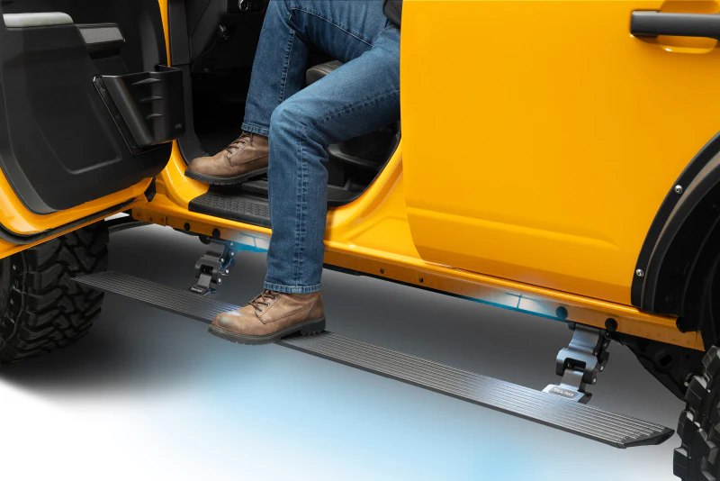 RealTruck 21-24 Ford Bronco 4dr VoltStep Electric Running Board Kit (No Drill) - Tex. Blk - Image 9