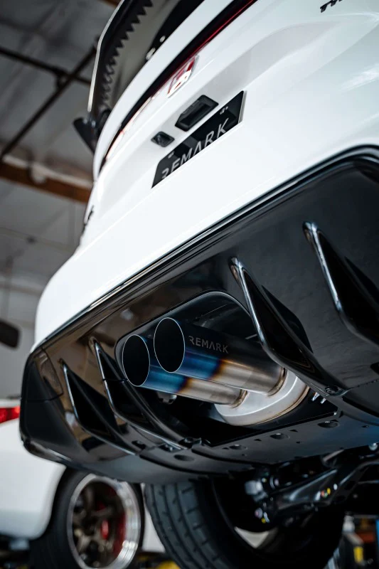 Remark 2023+ Honda Civic Type-R (FL5) Sports Touring Cat-Back Titanium Exhaust/SUS304 Front Pipe - Image 3