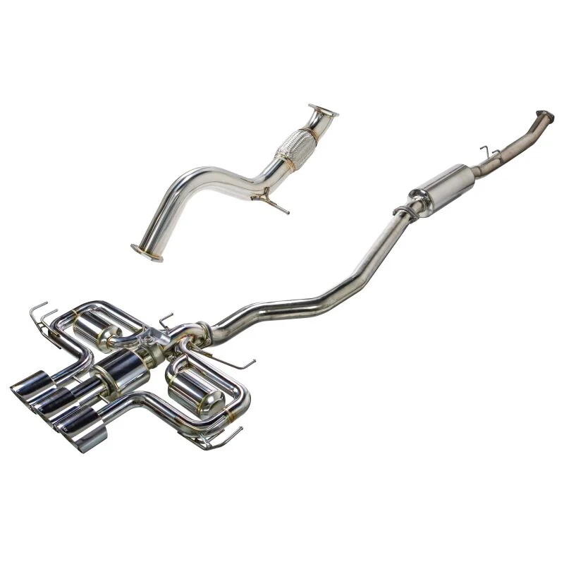 Remark 2023+ Honda Civic Type-R (FL5) Triple Tip Cat-Back Exhaust w/ Triple Tip & Front Pipe - Image 3
