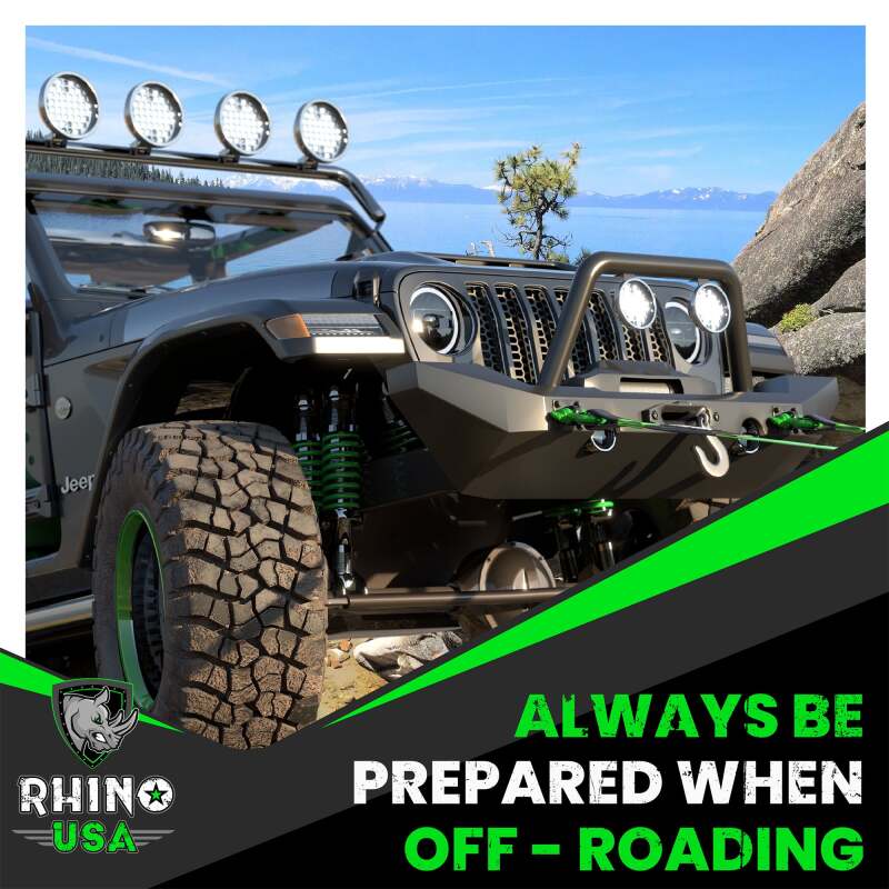 Rhino USA 3/4In D-Ring Shackle Set (2-Pack)(Green) - Image 5
