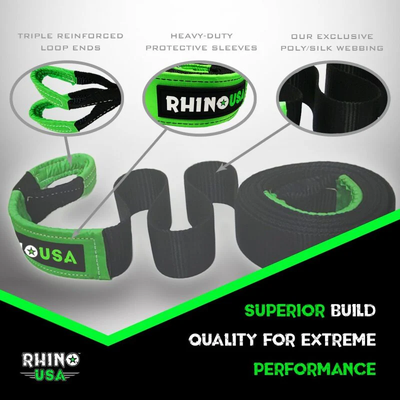 Rhino USA 30Ft Tow Strap/Hitch Combo - Image 7