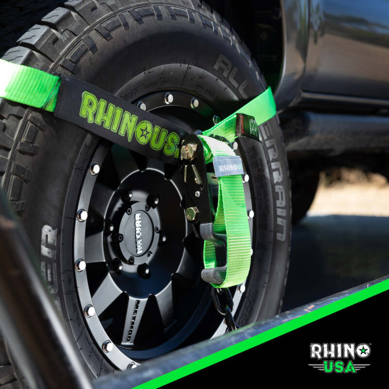 Rhino USA Lasso Straps; Basket Straps - Green - Image 5