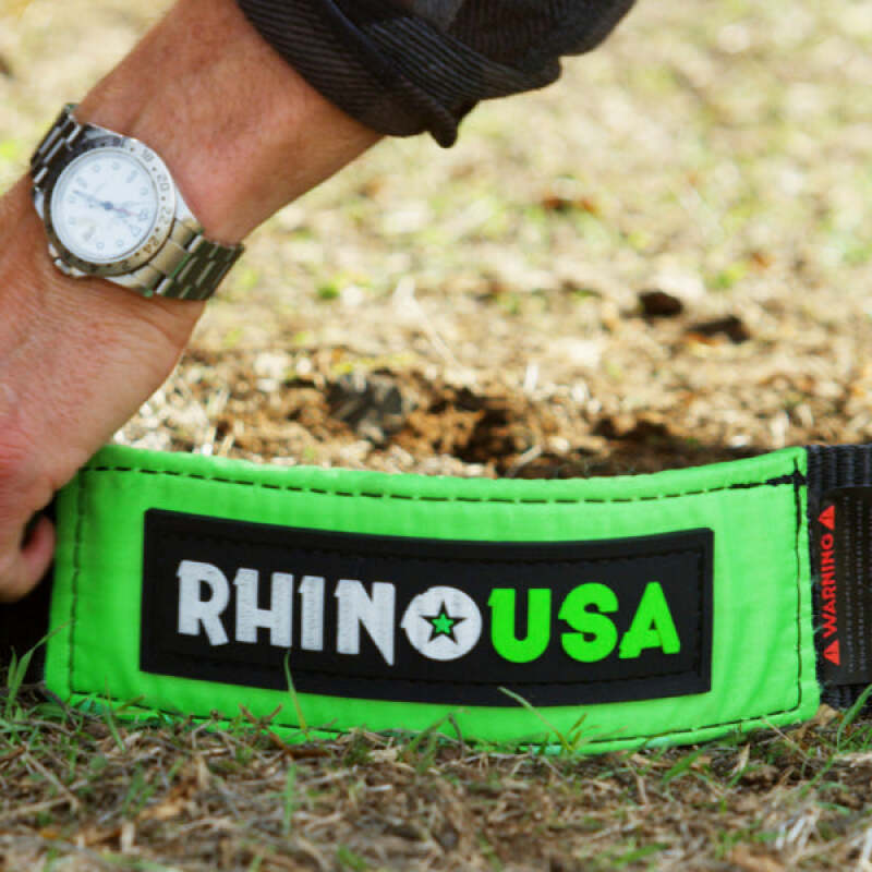 Rhino USA Recovery Tow Strap 4Inx30Ft (Black) - Image 2